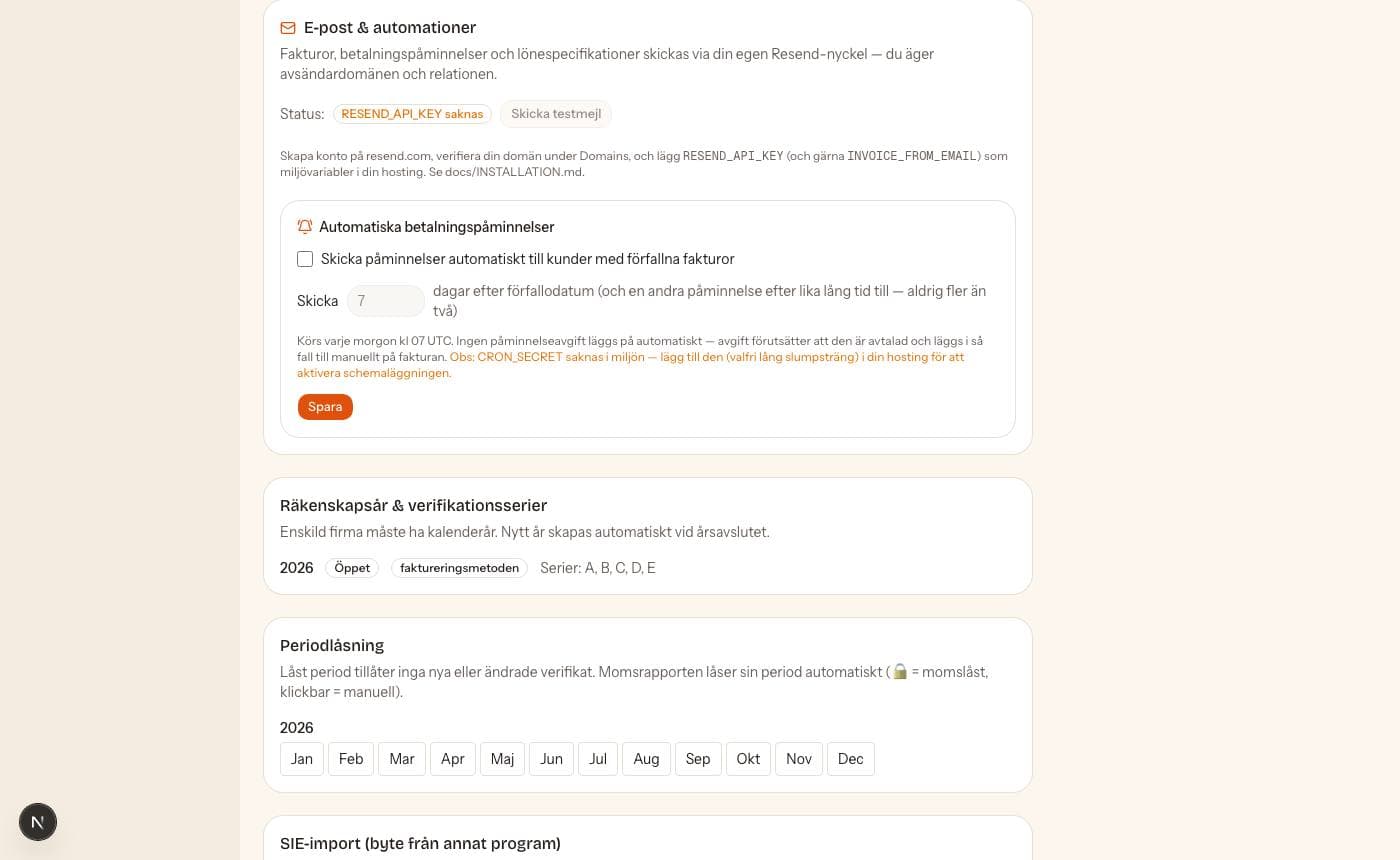 E-post & automationer