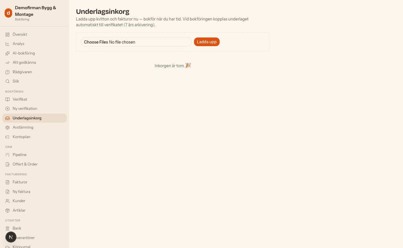 Underlagsinkorgen